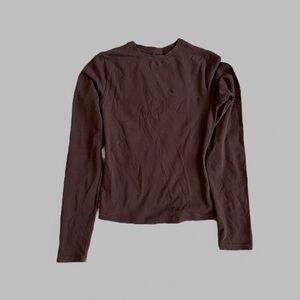 Quince Brown Long Sleeve Shirt